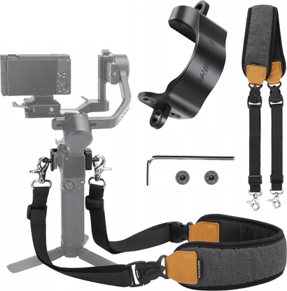 Изображение SunnyLife Szelki Uchwyt Pasek Mocowanie Na Ramiona / Szyj Do Gimbala Dji Rs 3 Mini / Gs560