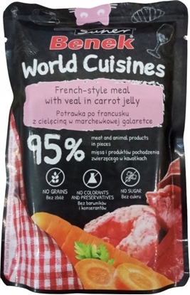 Picture of SUPER BENEK  SASZ.KOT 100g  WORLD         CUISINES CIELCINA W MARCHEWKOWEJ GALARETCE