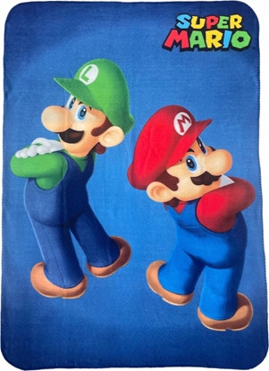 Изображение Super Mario Sherpa Fleece tæppe - 100 x 150 cm