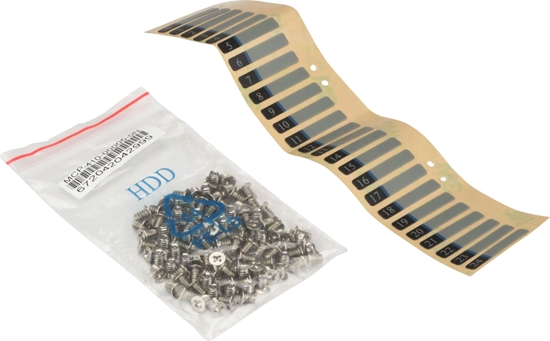 Picture of SuperMicro Zestaw rubek do dysków 100 szt. + etykiety 24 szt. (MCP-410-00005-0N)