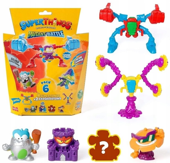 Picture of SUPERTHINGS Mutant Battle 2 + Egzoszkielety 4 Figurki