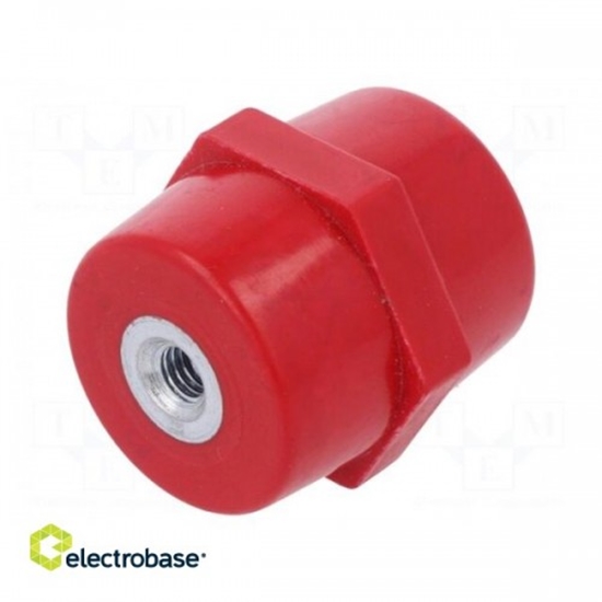 Picture of Support insulator; L: 20mm; ¨: 15mm; Uoper: 400V; UL94V-0; Ubr: 15kV