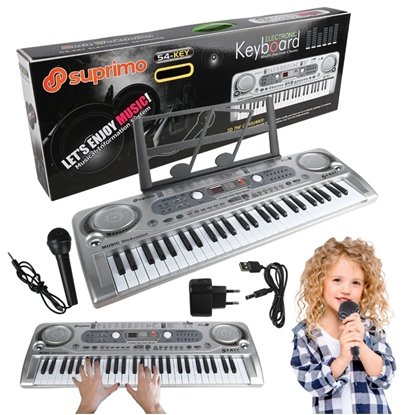 Picture of SUPRIMO 824 USB keyboard edukacyjny klawisze organ