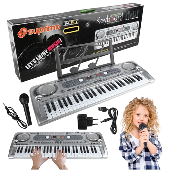 Picture of SUPRIMO 824 USB keyboard edukacyjny klawisze organ