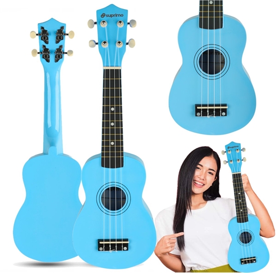 Picture of SUPRIMO UK21 LB ukulele sopranowe 21"" niebieskie