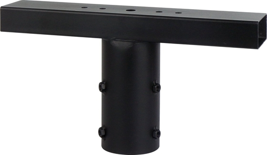 Изображение Surenkamo apsvietimo stulpo antgalis skirtas lauko prozektoriams, juodas