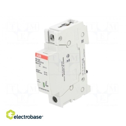 Picture of Surge arrestor; Type 2; Poles: 1; 40kA; Uoper.max: 275VAC; DIN; IP20