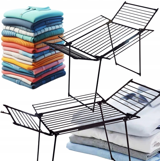 Picture of SUSZARKA DO PRANIA UBRA I BIELIZNY BALKONOWA SKADANA 4 SKRZYDA 25MB BRUNBESTE BB-3902