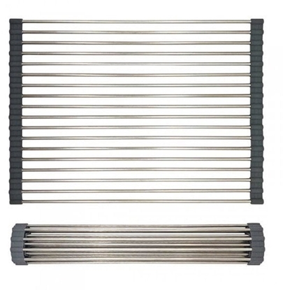 Picture of SUSZARKA OCIEKACZ ZWIJANY MATA STALOWA NA ZLEWOZMYWAK KINGHOFF KH-1903