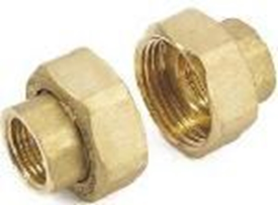 Изображение Sūkņa pieslēguzgr. i-i 3/4"x1 1/4" bronza,pāris