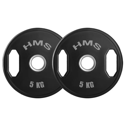 Attēls no Svaru diski TOG05 RUBBERIZING OLYMPIC PLATE 2 x 5 KG HMS