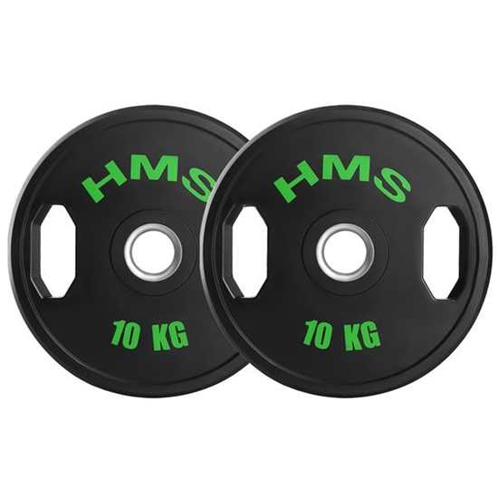 Изображение Svaru diski TOG10 RUBBERIZING OLIMPIC PLATE 2 x 10 KG HMS