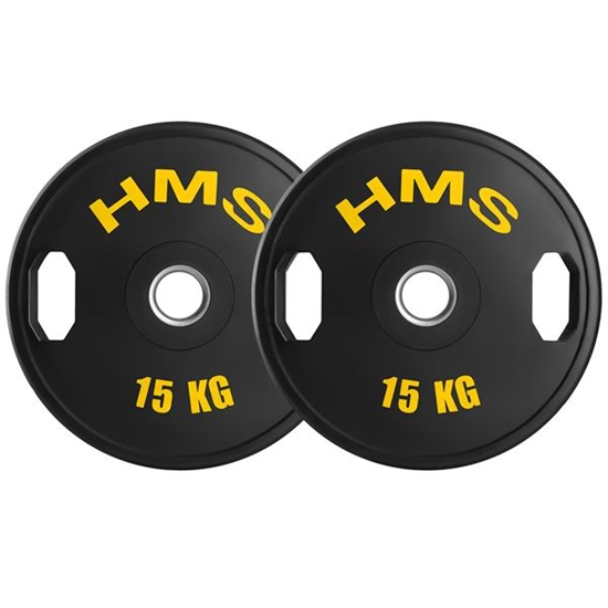 Изображение Svaru diski TOG15 RUBBERIZING OLIMPIC PLATE 2 x 15 KG HMS