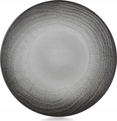 Picture of SWELL Talerz paski 21,5 cm czarny piasek