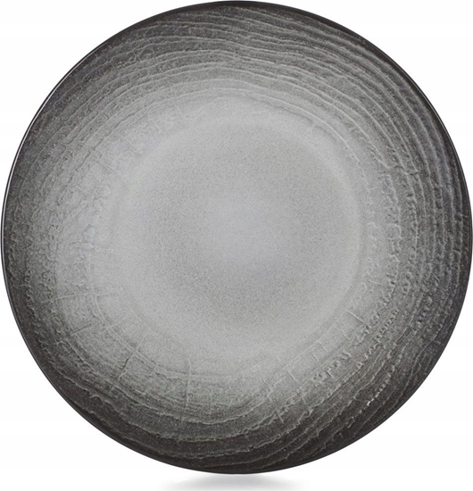 Picture of SWELL Talerz paski 21,5 cm czarny piasek