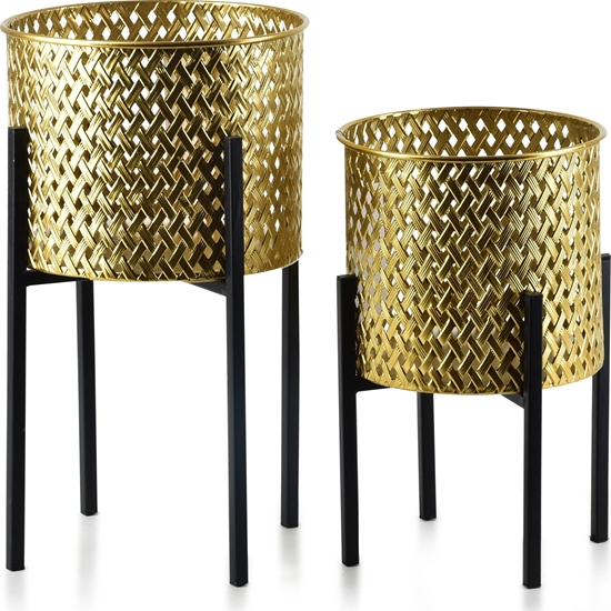 Picture of Swen Komplet 2 Doniczek 20xh36,5cm, 18xh29cm!