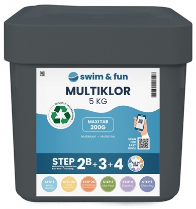 Picture of Swim & Fun Multiklor 200 gr.5 kg