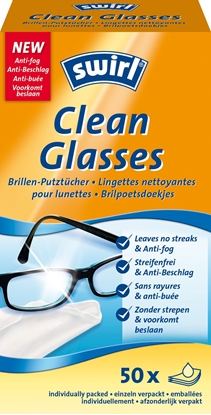 Изображение Swirl Swirl Clean Glasses  50 gab. - Vienreizejas salvetes brillu tirisanai