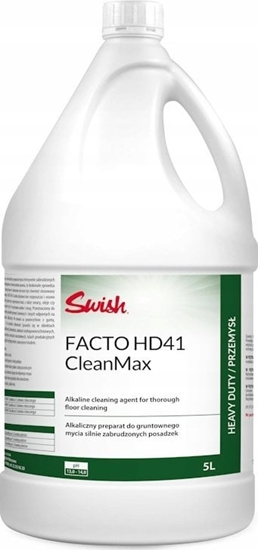 Picture of Swish Swish - Facto HD 41 CleanMax - Skoncetrowany preparat do usuwania smaru, tuszczu i oleju - 5 l