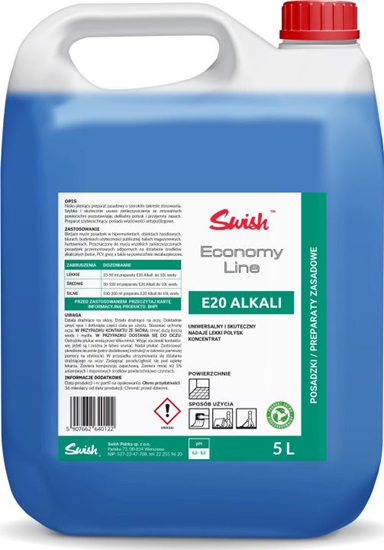 Picture of Swish Swish E20 Preparat do czyszczenia powierzchni o dziaaniu nabyszczajcym 5 l
