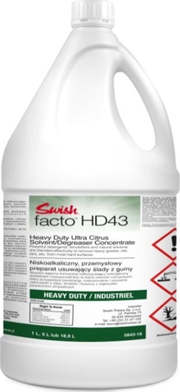 Picture of Swish Swish Facto HD 43 - Silny preparat do odtuszczania i usuwania ladów gumy - 5 l