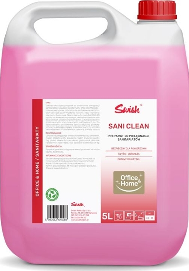 Picture of Swish Swish Sani Clean - rodek do mycia azienek, gotowy do uycia - 5 l
