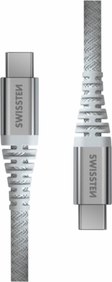 Picture of Kabel USB Swissten USB-C - USB-C 1.5 m Szary (8595217487765)