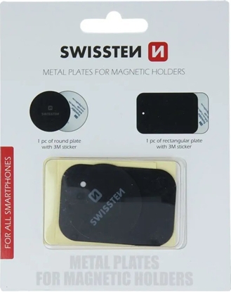 Attēls no Swissten Metal Plates For Magnetic Holder
