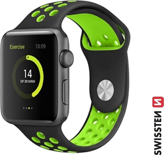 Изображение Swissten Sport Silicone Band for Apple Watch 38 / 40 mm