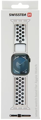 Изображение Swissten Sport Silicone Band for Apple Watch 42 / 44 / 45 / 49 mm