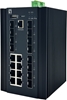 Picture of Level One LevelOne IGX-2072 tīkla pārslēgs Vadīts L2+ Gigabit Ethernet (10/100/1000) Melns