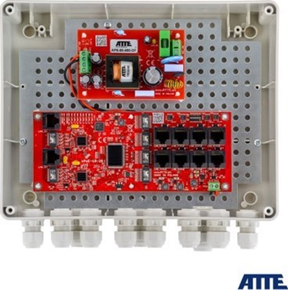 Picture of Switch Atte SWITCH ZEWNTRZNY 8-PORTOWY POE DO 8 KAMER IP ATTE IP-8-20-L2