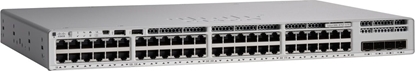 Attēls no Switch Cisco Cisco C9200-48PXG-A cza sieciowe Zarzdzany L2/L3 Gigabit Ethernet (10/100/1000) Obsuga PoE Szary