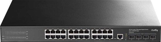 Picture of Switch Cudy CUDY GS5024S4 24-Port Layer 3 Managed Gigabit Switch with 4 10G SFP Slots