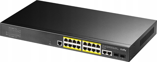Picture of Switch Cudy GS2018PS2-200W 16-Port Gigabit L2 Managed PoE+ 200W 2xGbE Uplink 2xSFP