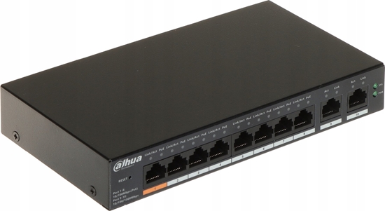 Изображение Switch Dahua Technology Switch|DAHUA|Type L2|Desktop/pedestal|PoE ports 8|CS4010-8ET-60