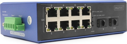 Изображение Digitus Industrial 8 +2 port Gigabit Ethernet switch