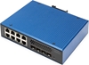 Изображение Digitus Industrial 8 + 4 10G uplink port L3 managed Gigabit Ethernet PoE switch