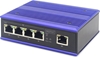 Изображение Digitus 4 port Fast Ethernet network switch, industrial, unmanaged, 1 RJ45 uplink