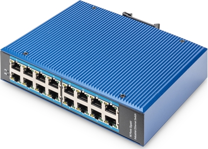 Picture of Digitus 16 Port Gigabit Ethernet Network Switch, Industrial, Unmanaged