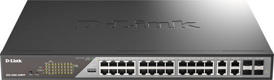 Picture of Switch D-Link D-Link DSS-200G-28MP/E 28-Port Desktop Gigabit PoE Switch