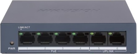 Picture of Switch Hikvision SWITCH POE DS-XS0106-P 4-PORTOWY Hikvision
