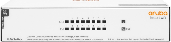 Изображение Switch HP Aruba Instant On 1430 8G (R8R46A)