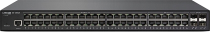 Picture of Switch LANCOM Systems Managed L3-Lite Multi-Gig PoE+802.3at Switch, 36x 1GE PoE+ / 12x 2,5GE PoE+ / 4x 10G SFP+ Ports, 212 GBit/s Durchsatz, IEEE 802.3az, IPv6/IPv4, 4.000 aktive VLANS, QoS, 802.1X, TACACS+, landerspez. Kabel erhaltlich