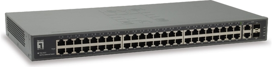 Picture of Level One LevelOne FGU-5021 tīkla pārslēgs Fast Ethernet (10/100) Pelēks