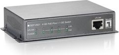 Picture of Level One LevelOne GEP-0521 tīkla pārslēgs Nepārvaldīts Gigabit Ethernet (10/100/1000) Power over Ethernet (PoE) Pelēks