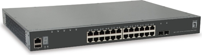 Picture of Level One LevelOne GTL-2881 tīkla pārslēgs Vadīts L3 Gigabit Ethernet (10/100/1000) Pelēks
