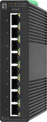 Picture of Level One LevelOne IGS-2108 tīkla pārslēgs Vadīts L2 Gigabit Ethernet (10/100/1000) Melns