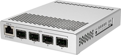 Picture of Switch MikroTik MikroTik CRS305-1G-4S+IN Zarzdzany przecznik sieciowy, 1x Ethernet Gigabit, 4x SFP+, PoE