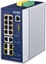 Picture of Switch Planet PLANET IP30 Industrial L2+/L4 8-Port Zarzdzany L2+ Gigabit Ethernet (10/100/1000) Aluminium, Niebieski